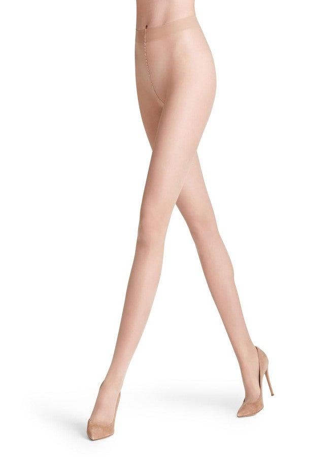 FALKE Women's Seidenglatt 15 Denier Tights, Light Shine, Trendy Casual or Dress, Fine Sheer Transparent, Nylon, Beige (Crystal 4409), S, 1 Pair - Image 1